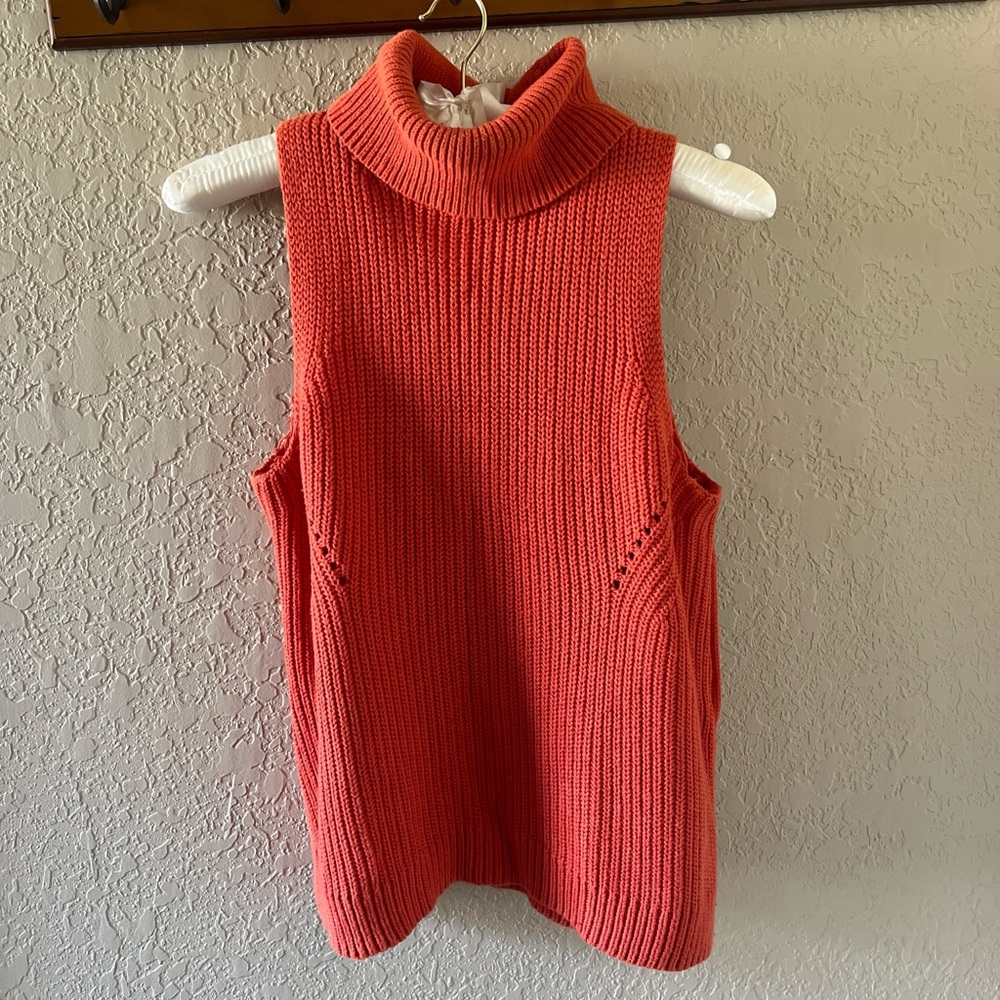 Abercrombie & Fitch Coral Turtleneck Sweater